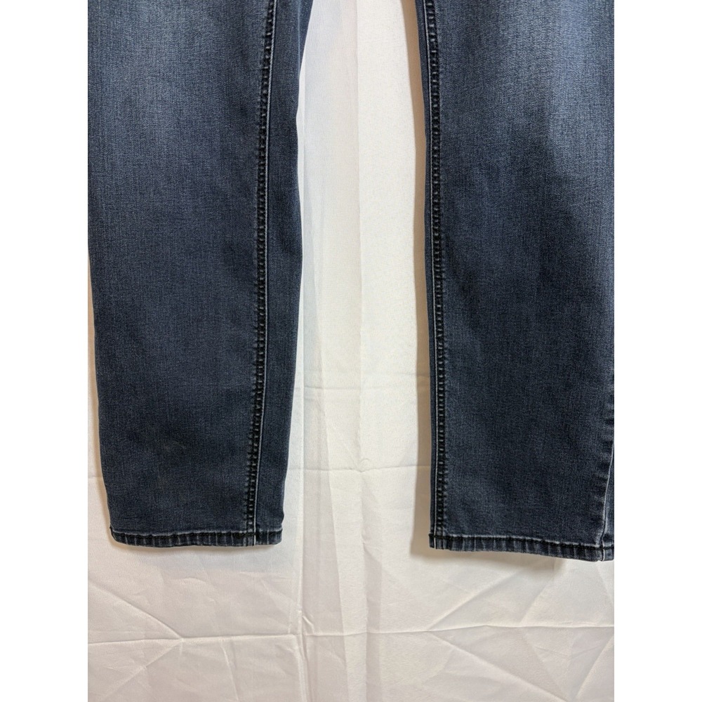 AXEL Buffalo David Button Jeans Men's Size 36x34 Slim Bootcut Medium Wash Denim - Picture 2 of 13